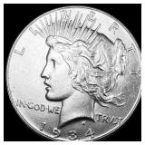 1934 Silver Peace Dollar UNCIRCULATED
