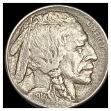 1913 Type 1 Buffalo Nickel CHOICE AU