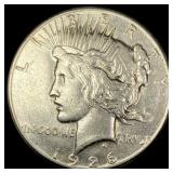 1926 Peace Silver Dollar NEARLY UNCIRCULATED