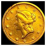 1852 Gold $1 Type 1 Liberty Head HIGH GRADE
