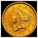 1853 Gold $1 Type 1 GEM BU