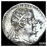 Bactria Eukratides I 170-145 BC Silver Obol CHOIC
