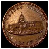 1863 Civil War Token - E.W. Atwood UNCIRCULATED