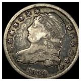1834 Capped Bust Dime LIGHTLY CIRCULATED