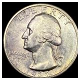 1932-D Silver Washington Quarter ABOUT UNCIRCULATE