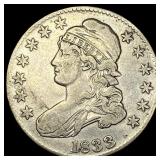 1833 Capped Bust Half Dollar NEARLY UNCIRCULATED
