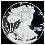 2012-S Silver American Eagle Proof $1 GEM PROOF