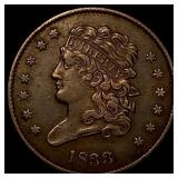 1833 Classic Head Half Cent CLOSELY UNCIRCULATED