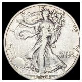 1934-S Silver Walking Liberty Half Dollar  LIGHTL