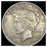 1927 Silver Peace Dollar NEARLY UNCIRCULATED