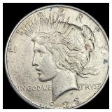1923 Silver Peace Dollar NEARLY UNCIRCULATED