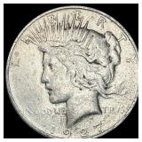 1927 Peace Silver Dollar NEARLY UNCIRCULATED