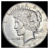 1926-S Silver Peace Dollar NEARLY UNCIRCULATED