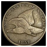 1857 Flying Eagle Cent LIGHTLY CIRCULATED