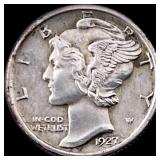 1927-S Silver Mercury Dime CLOSELY  UNCIRCULATED