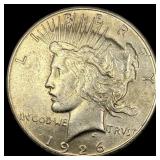 1926-S Silver Peace Dollar NEARLY UNCIRCULATED