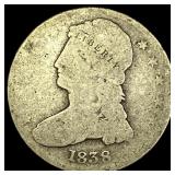1838 Silver Capped Bust Half Dollar NICELY CIRCULA