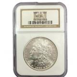 1881 Morgan Silver Dollar NGC MS64