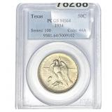 1934 Texas Half Dollar PCGS MS64