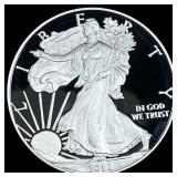 2012-S Silver American Eagle Proof $1 GEM PROOF