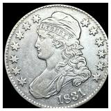 1831 Capped Bust Half Dollar CHOICE AU