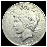 1927 Peace Silver Dollar NEARLY UNCIRCULATED