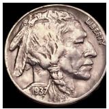 1937-D 3 Leg Buffalo Nickel