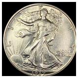 1937-D Silver Walking Liberty Half Dollar CLOSELY