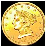 1857 $2.50 Gold Quarter Eagle