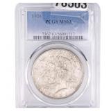 1926 Silver Peace Dollar PCGS MS63