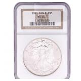 1991 Silver Eagle NGC MS69