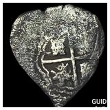 16th-17th Cent. Spanish Empire Silver 1 Reales Cob