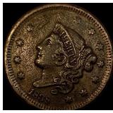 1838 Coronet Head Large Cent CLOSELY UNCIRCULATED