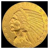 1912 Indian Head Half Eagle $5 Gold Coin CLOSELY U