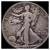 1921-S Silver Walking Liberty Half Dollar  NICELY