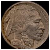 1915-D Buffalo Nickel CHOICE AU