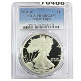 2006-W Silver Eagle PCGS PR70 DCAM