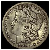 1891-O Silver Morgan Dollar LIGHTLY CIRCULATED