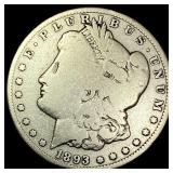 1893-S Silver Morgan Dollar NICELY CIRCULATED