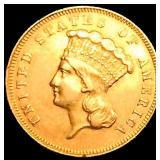 1853 $3 Gold Piece