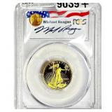 1993-P 1/4oz $10 Gold Eagle Reagan PCGS PR69 DCAM