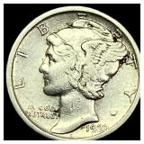 1920-D Silver Mercury Dime LIGHTLY CIRCULATED