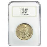 1935 Texas Half Dollar NGC MS64