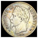 1864-A Silver France 50 Centimes HIGH GRADE