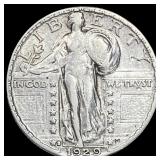 1929-S Silver Standing Liberty Quarter ABOUT UNCIR