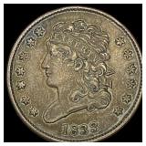 1833 Classic Head Half Cent CHOICE AU