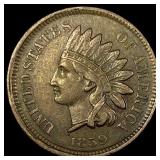 1859 Copper-Nickel Indian Head Cent NEARLY UNCIRCU