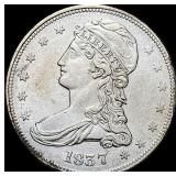 1837 Capped Bust Half Dollar CLOSELY  UNCIRCULATE