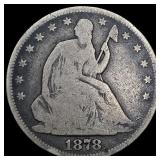 1878 Seated Liberty Half Dollar NICELY CIRCULATED