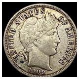 1909-O Silver Barber Dime CLOSELY UNCIRCULATED